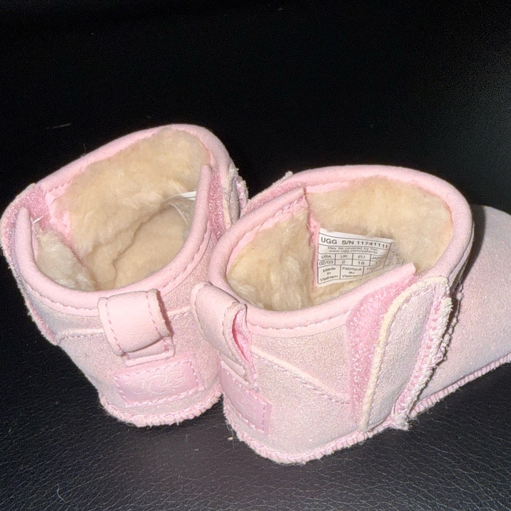 UGG Kids Pink Slippers
